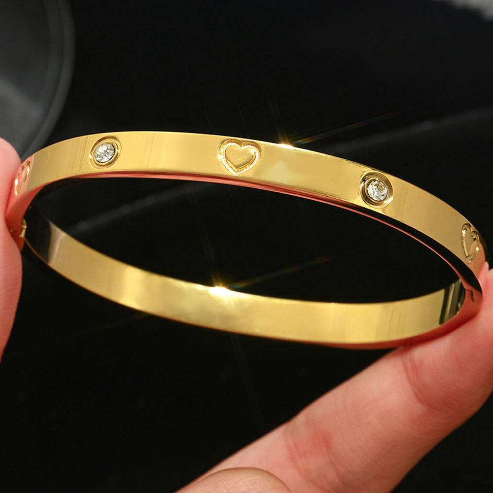 Bracelet luxe plaqué or 18K